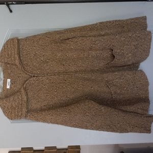 Charter Club Woman shaggy knit cardigan sweater 3X